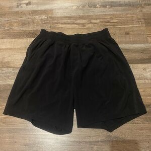 lululemon athletica Men's Black Quick-Dry Training Shorts